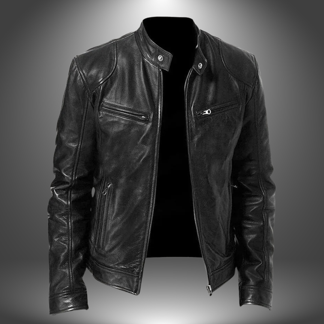 Leblanc™ - Veste en cuir artisanal pour homme