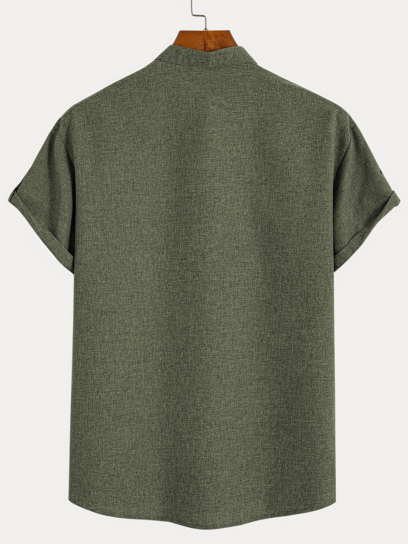 Leblanc™ | Chemise élégante à manches courtes et col montant