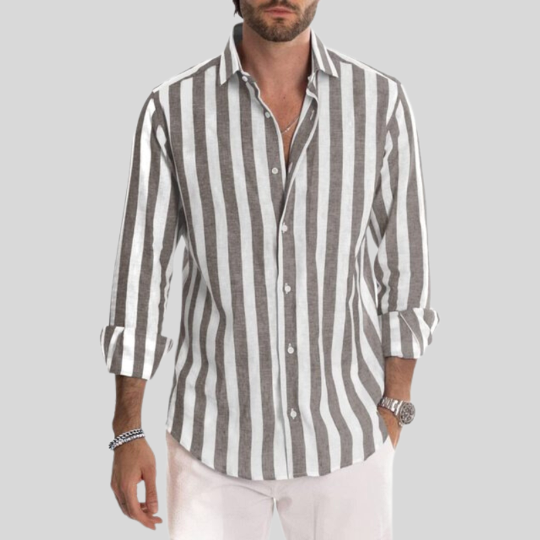 Leblanc™ | Chemise Décontractée À Manches Longues
