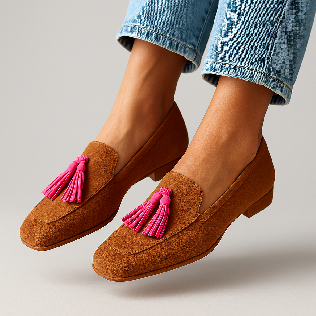 Rose™ - Mocassins en Suédine Douce