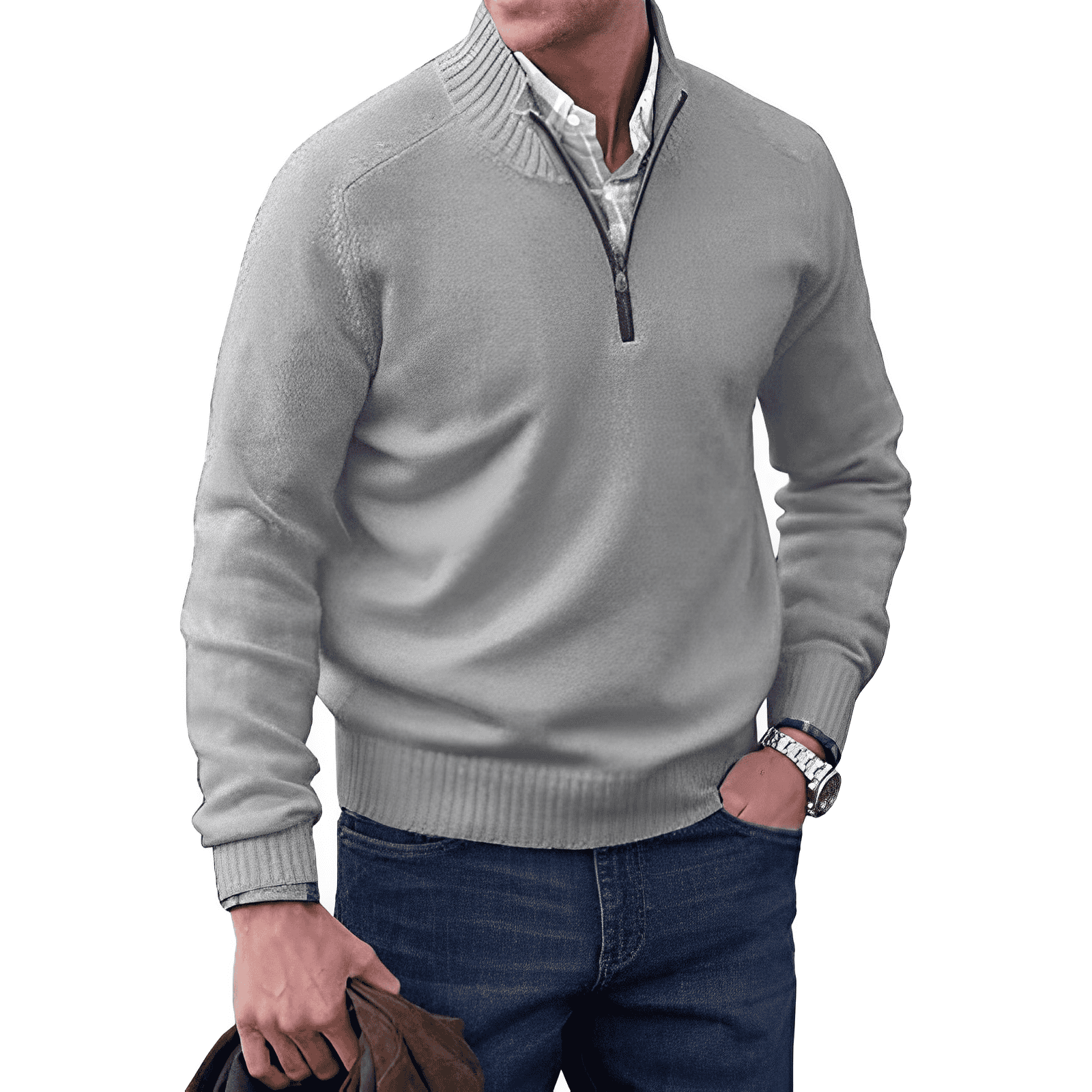 Leblanc™ | Pull zippé moderne
