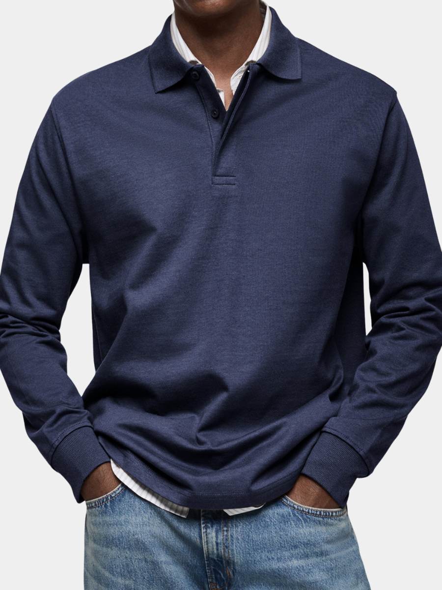 Leblanc™ | Polo de luxe à manches longues
