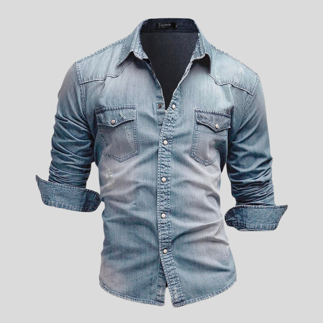 Leblanc™ - Chemise en denim au style moderne