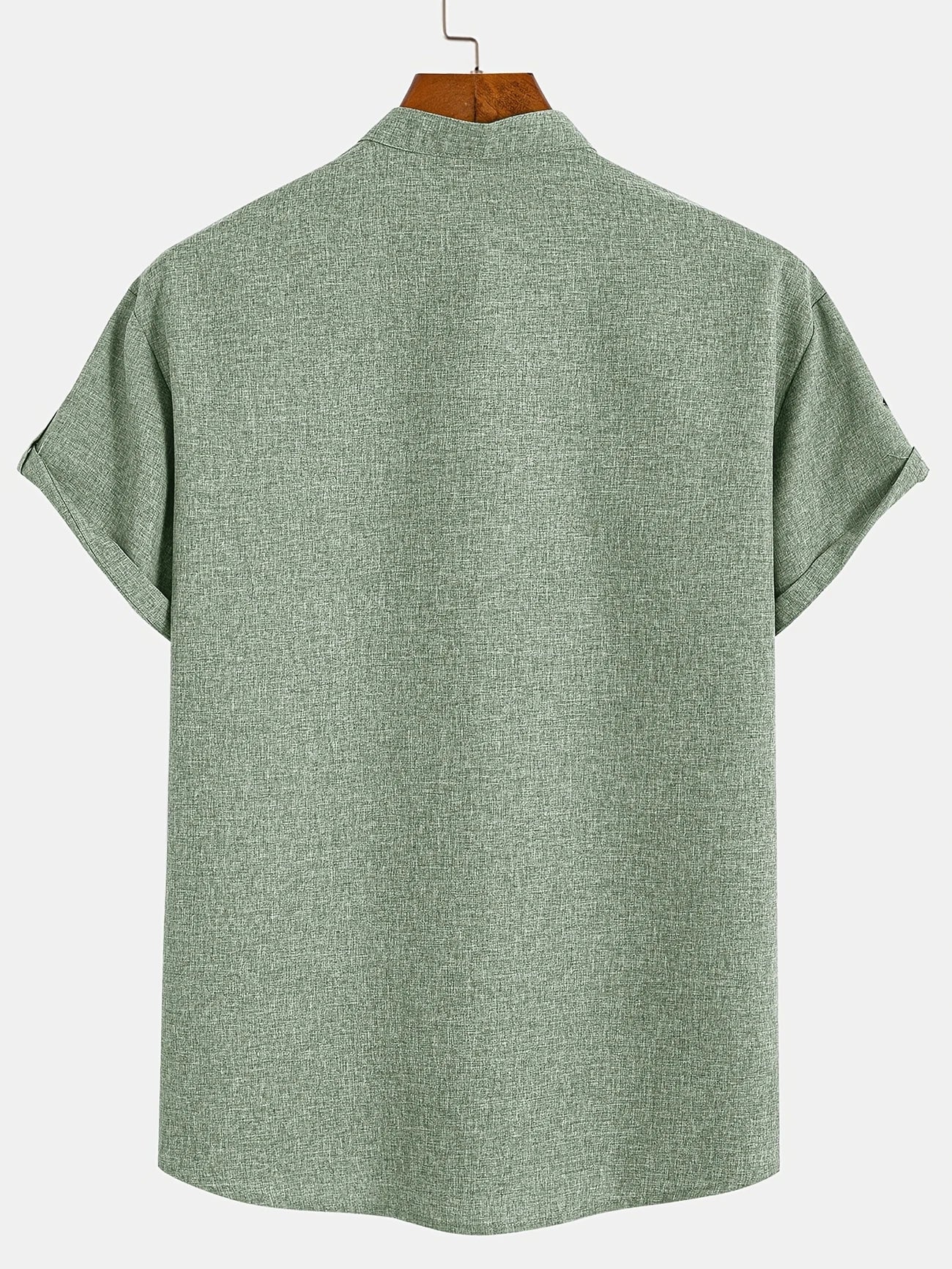 Leblanc™ | Chemise élégante à manches courtes et col montant