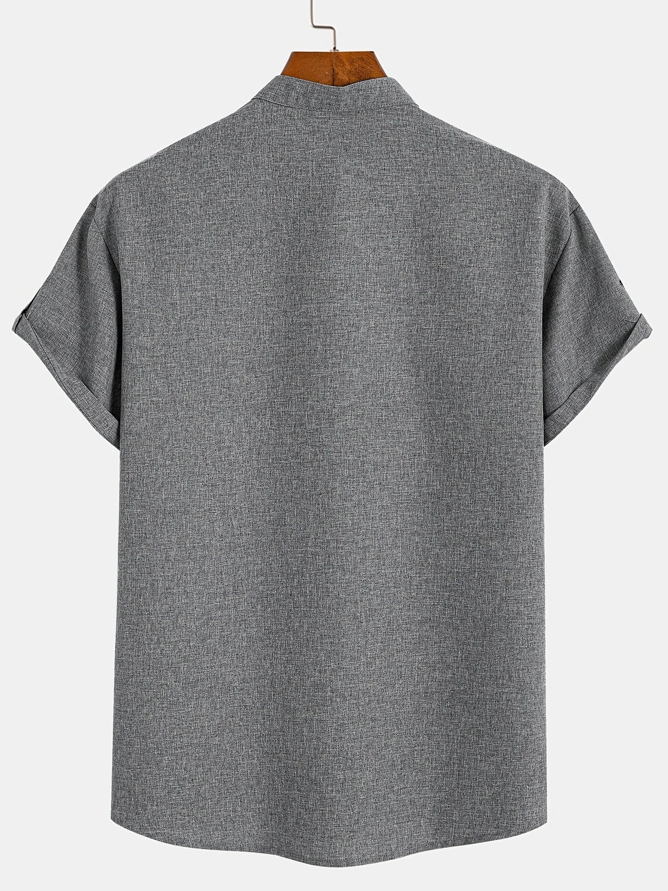Leblanc™ | Chemise élégante à manches courtes et col montant