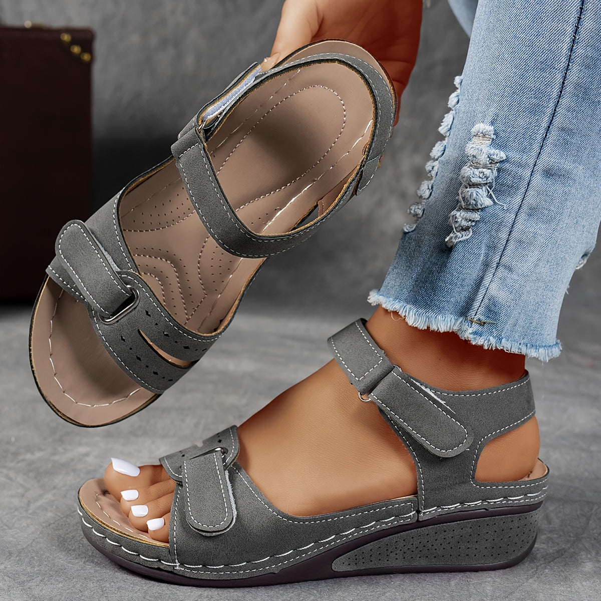 Leblanc™ | Sandales Orthopédiques Confort Élise