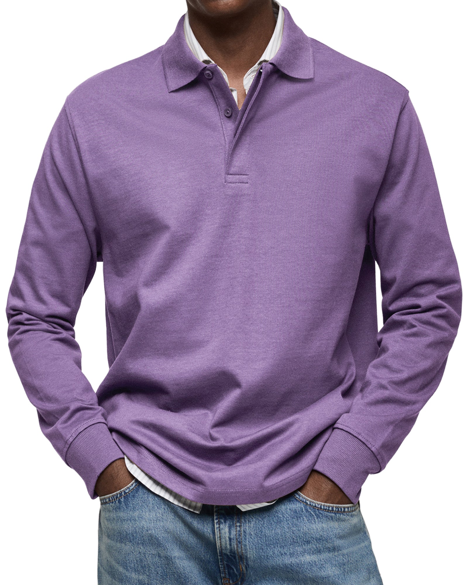 Leblanc™ | Polo de luxe à manches longues