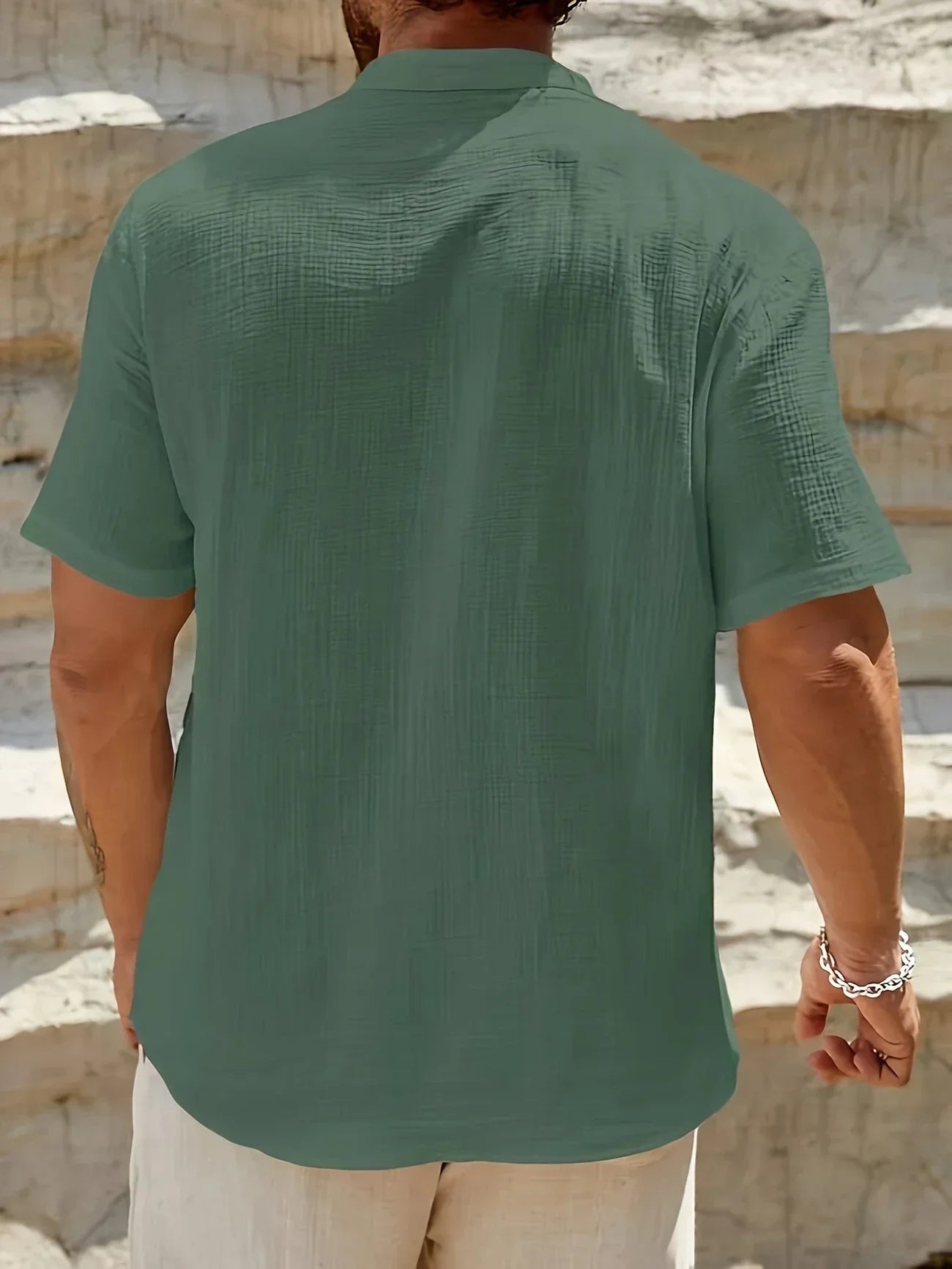 Leblanc™ | Chemise d’été élégante à col montant