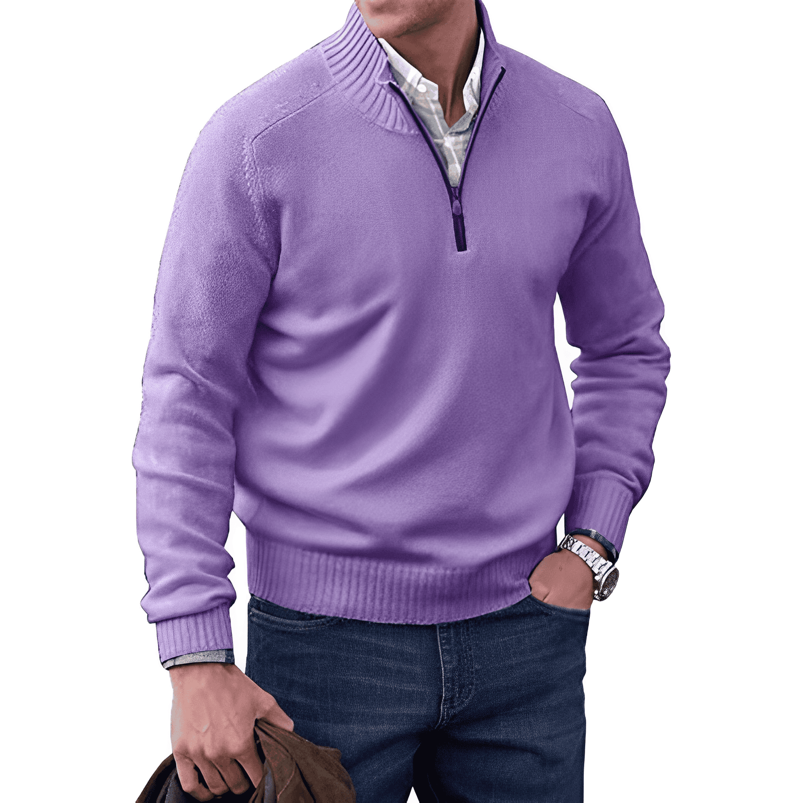 Leblanc™ | Pull zippé moderne