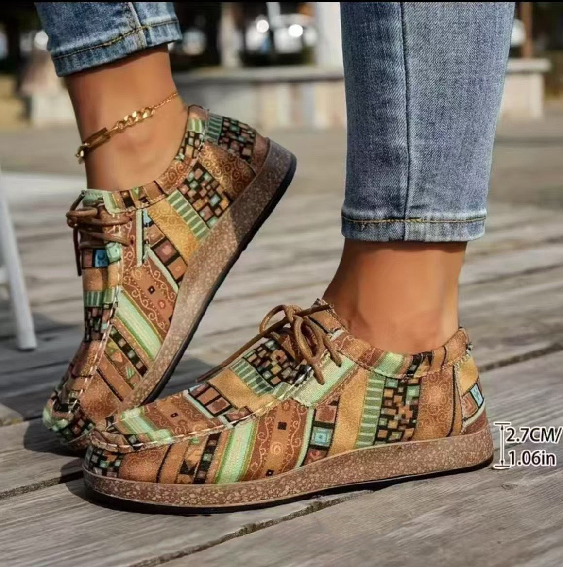 Leblanc™ | Chaussures rétro colorées pour femmes