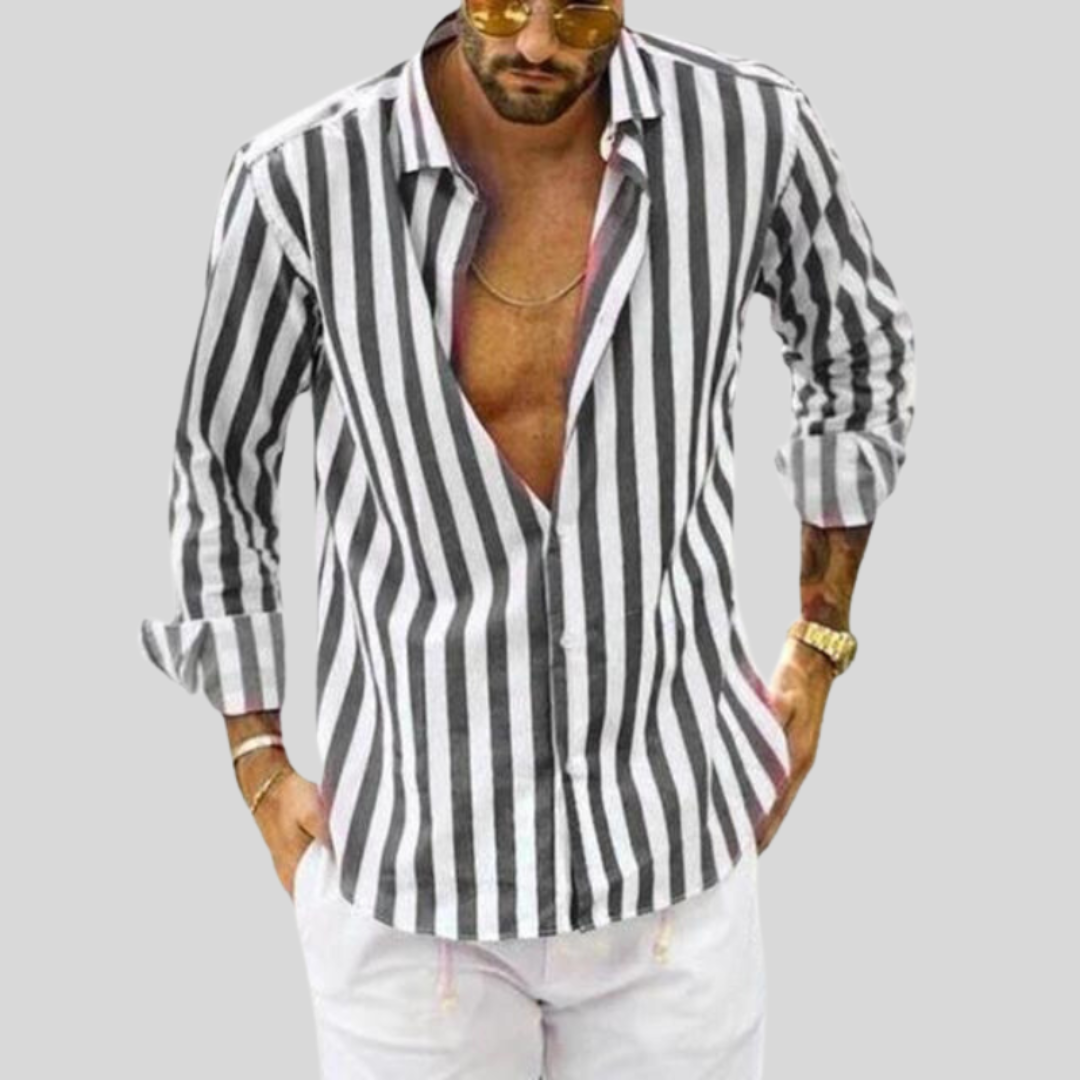 Leblanc™ | Chemise Décontractée À Manches Longues
