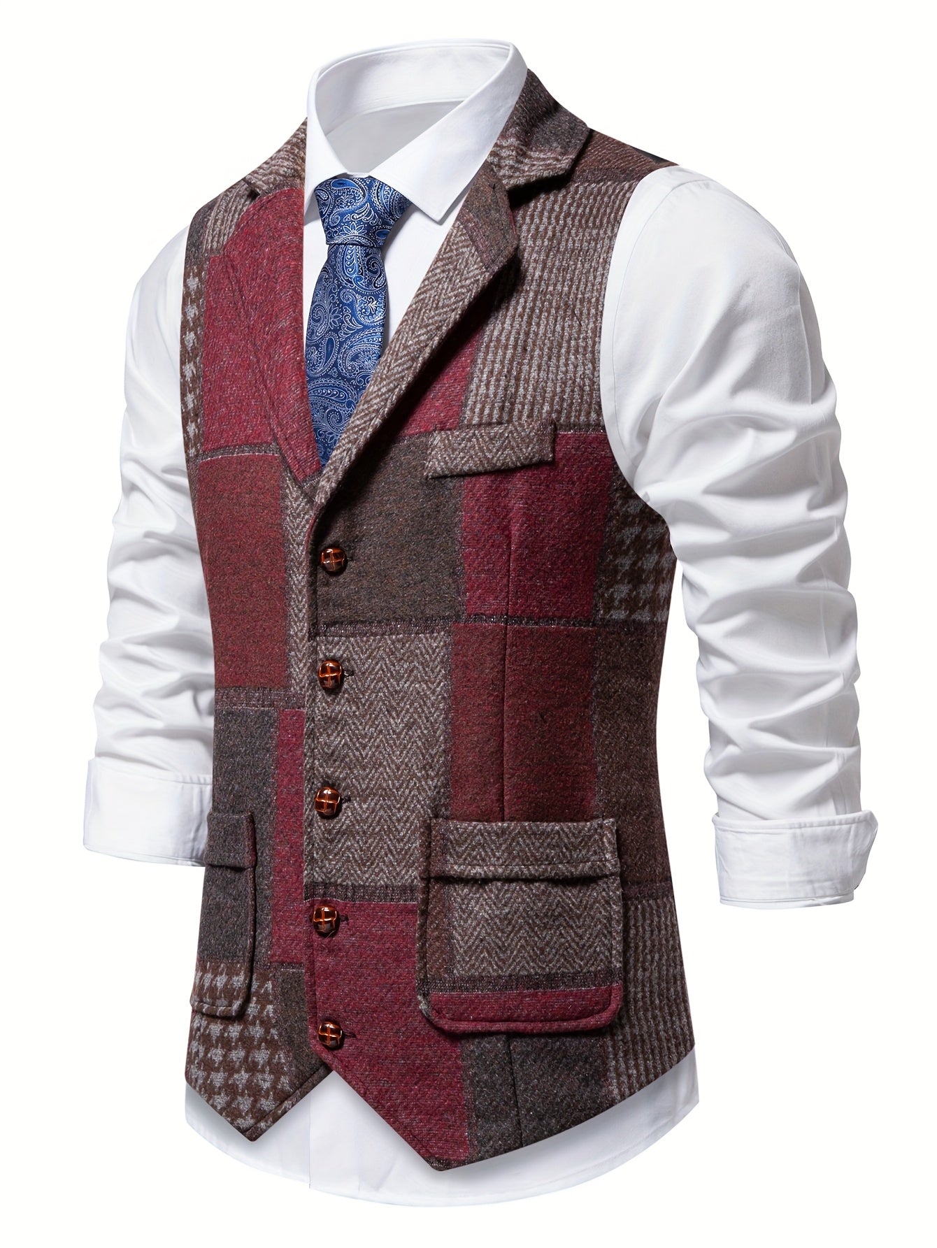 Leblanc™ | Gilet patchwork classique