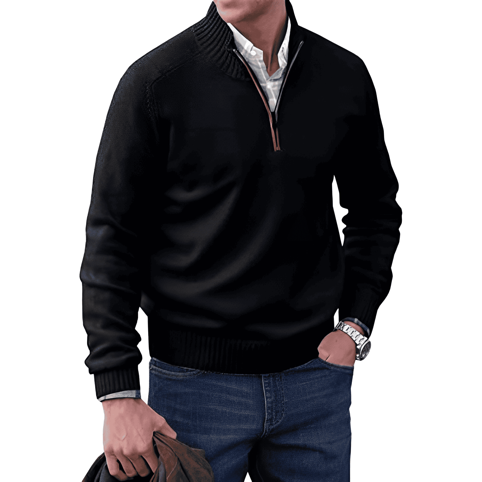 Leblanc™ | Pull zippé moderne