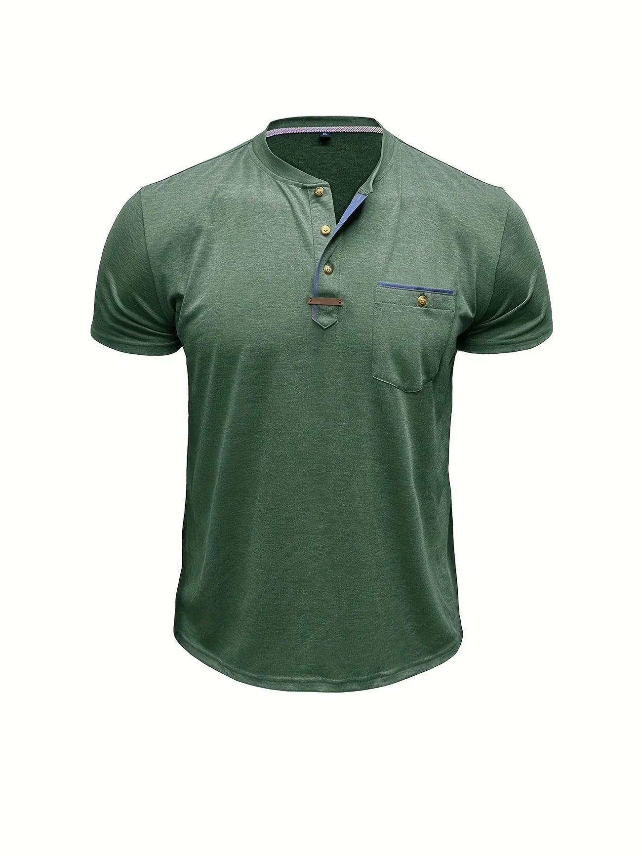 Leblanc™ | T-shirt col rond élégant avec poche