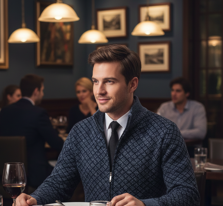 Leblanc™ | Cardigan décontracté de luxe