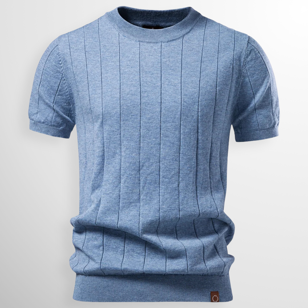 Leblanc™ | T-shirt côtelé de luxe