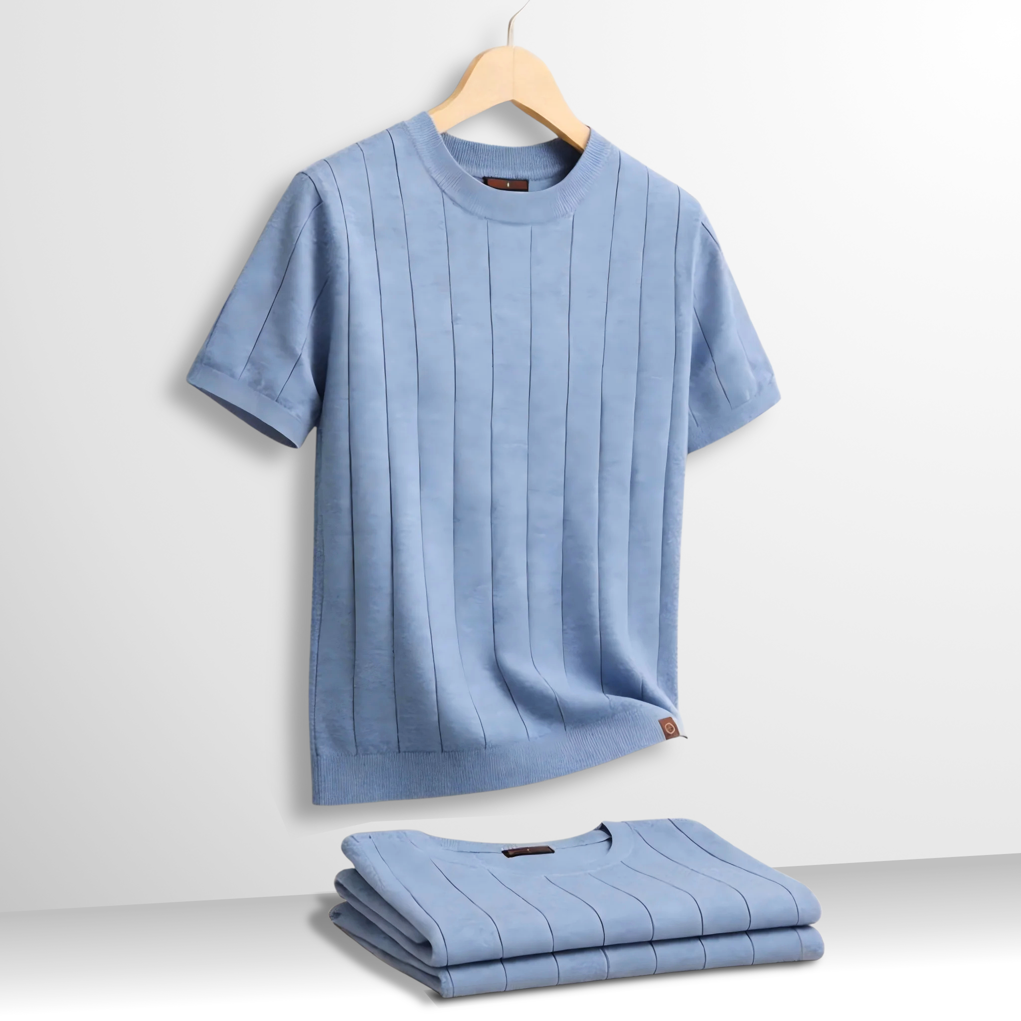 Leblanc™ | T-shirt côtelé de luxe