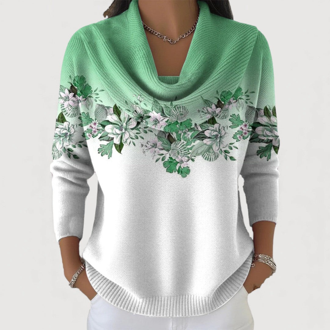 Leblanc™ | Pull à fleurs Alora