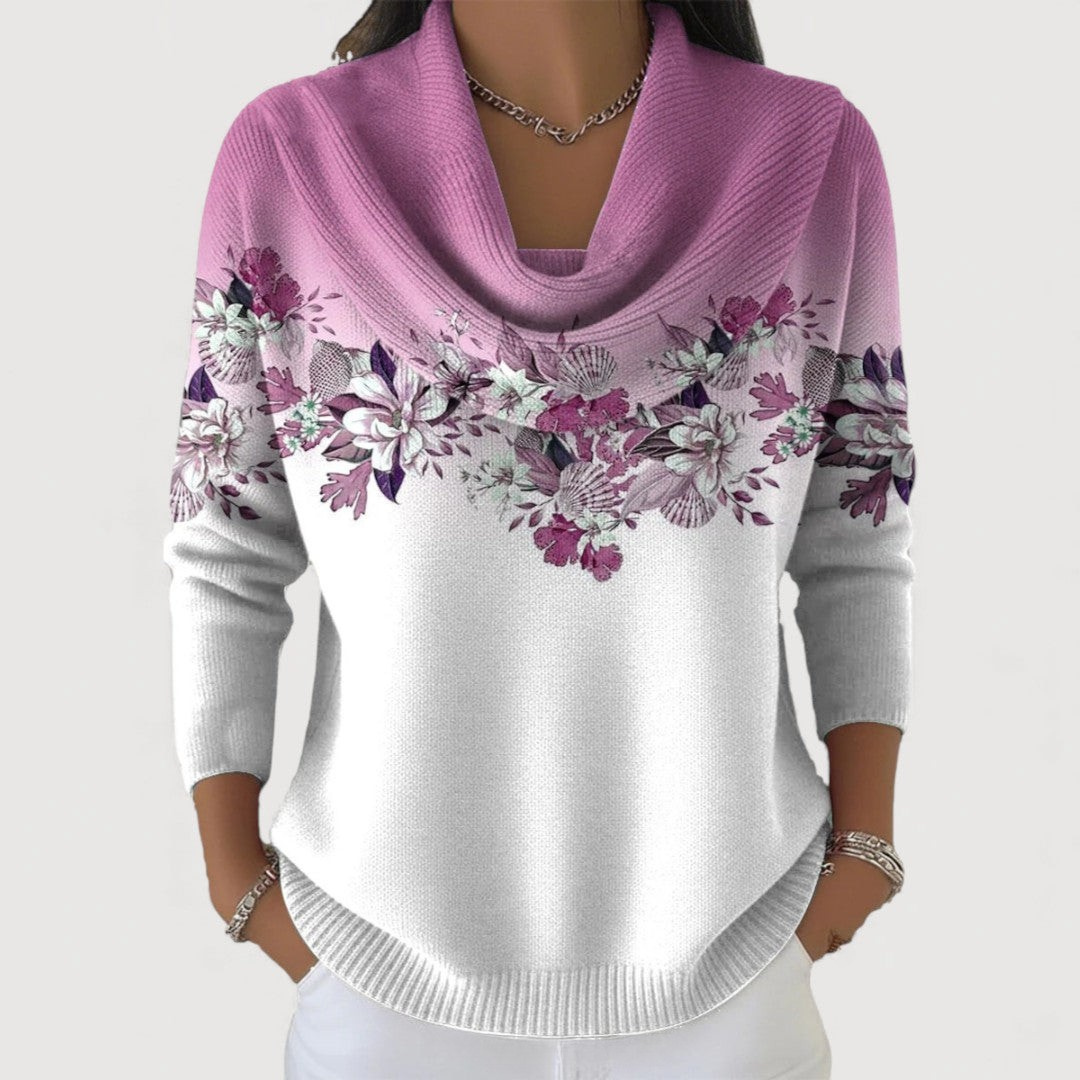 Leblanc™ | Pull à fleurs Alora