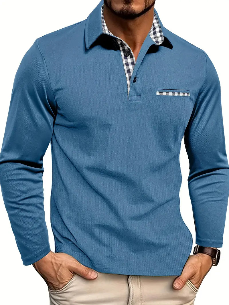 Leblanc™ | Polo Homme à Manches Longues Premium