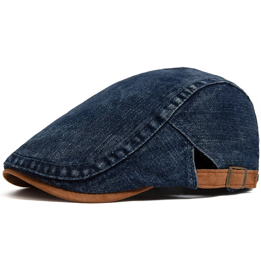 Leblanc™ | Casquette plate en denim