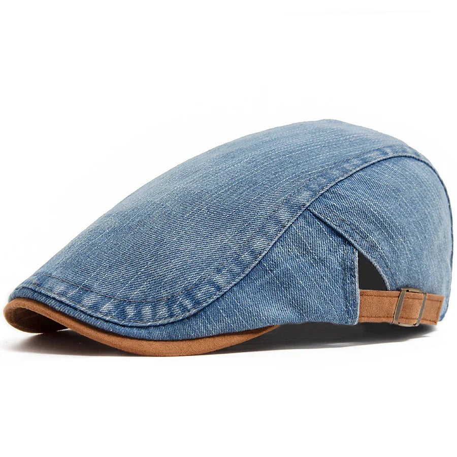 Leblanc™ | Casquette plate en denim