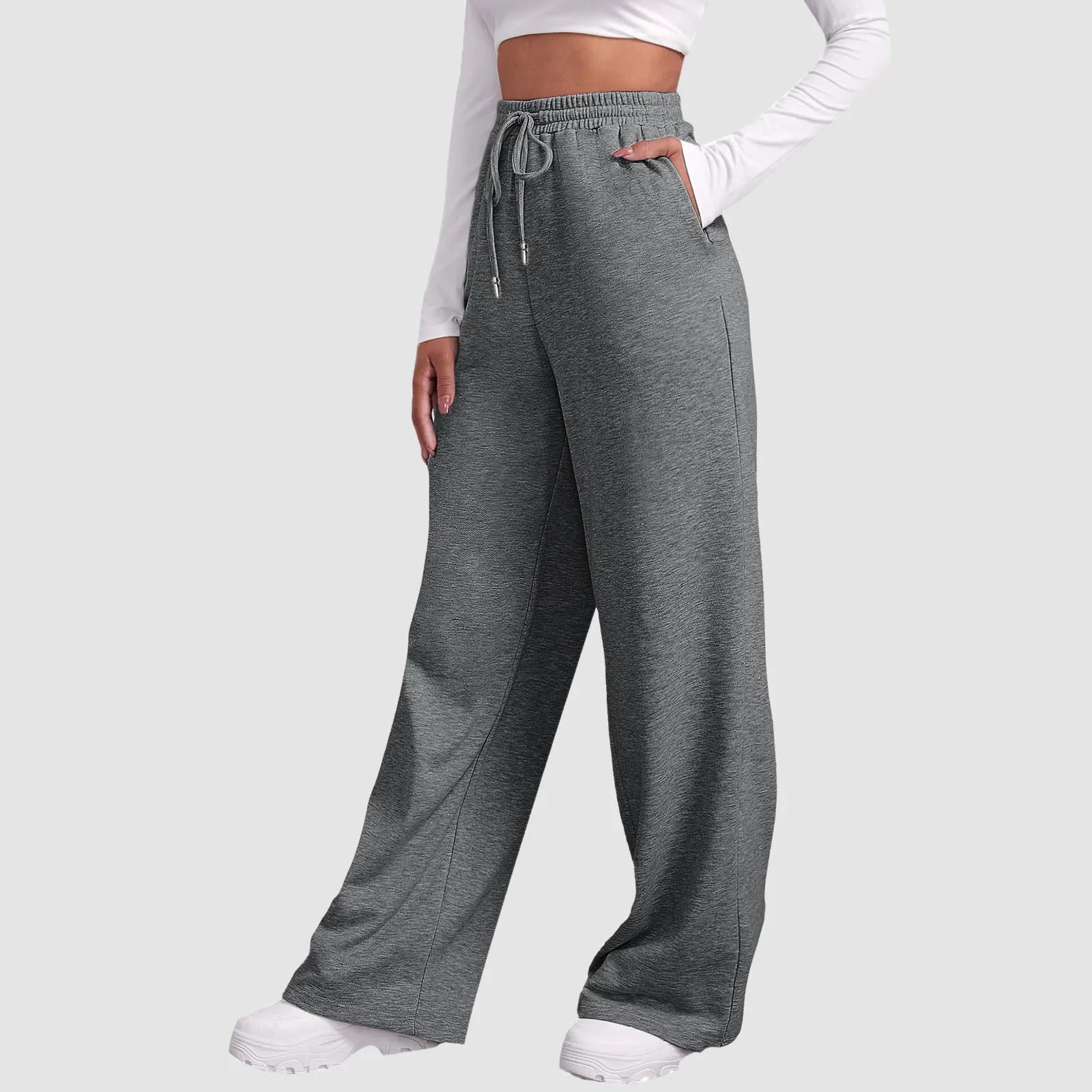 Leblanc™ | Joggers à jambe large et coupe décontractée