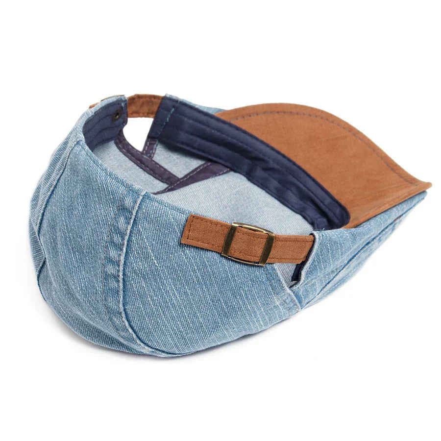 Leblanc™ | Casquette plate en denim