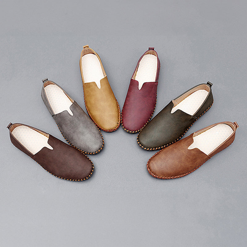 Leblanc™ | Mocassins en cuir de Santorin