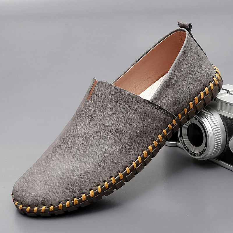 Leblanc™ | Mocassins en cuir de Santorin