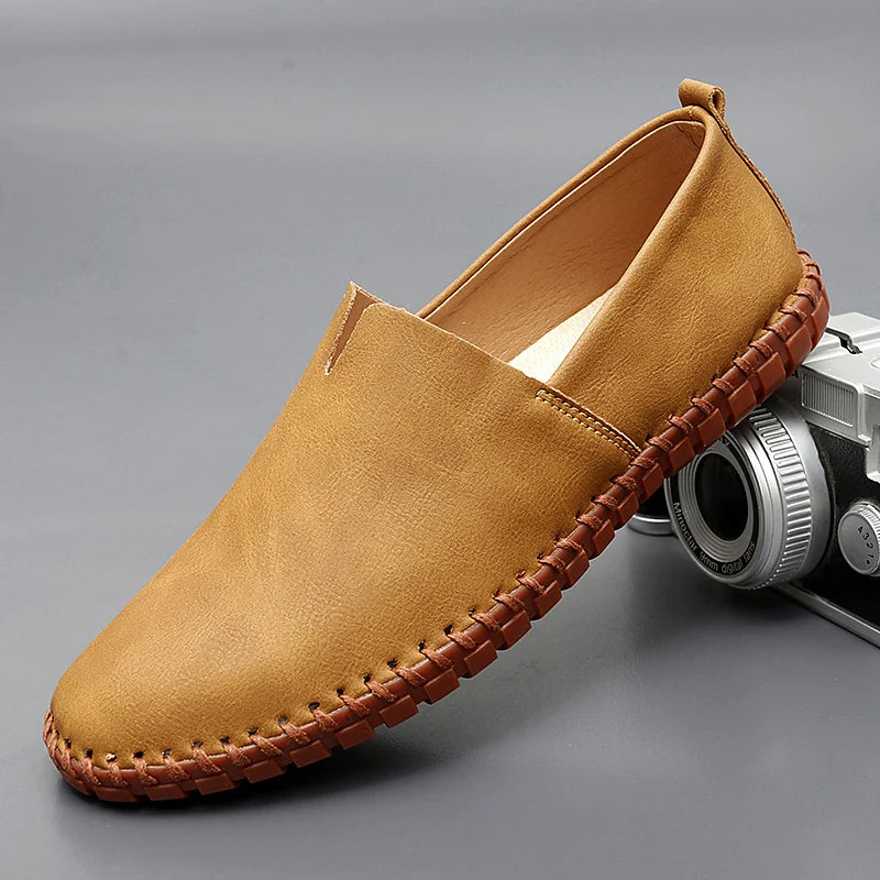 Leblanc™ | Mocassins en cuir de Santorin