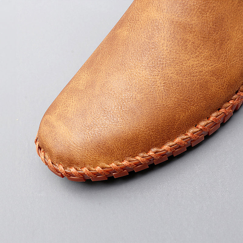 Leblanc™ | Mocassins en cuir de Santorin