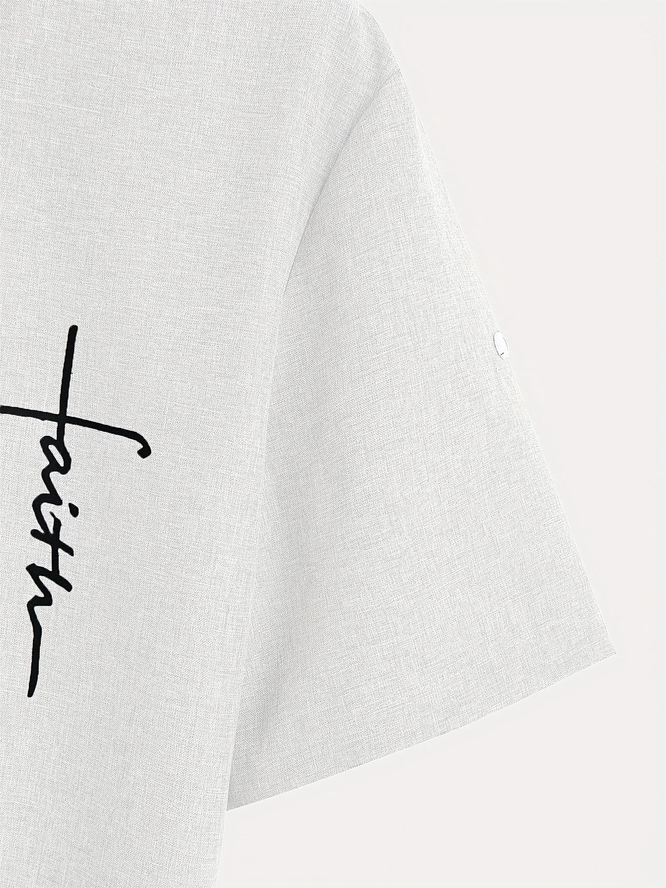 Leblanc™ | Chemise élégante à manches courtes et col montant