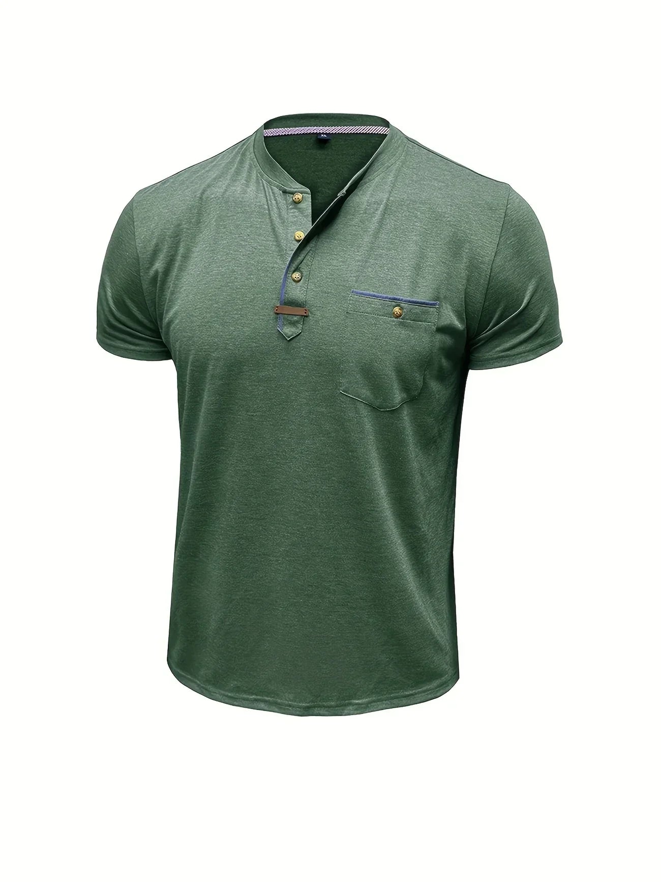 Leblanc™ | T-shirt col rond élégant avec poche