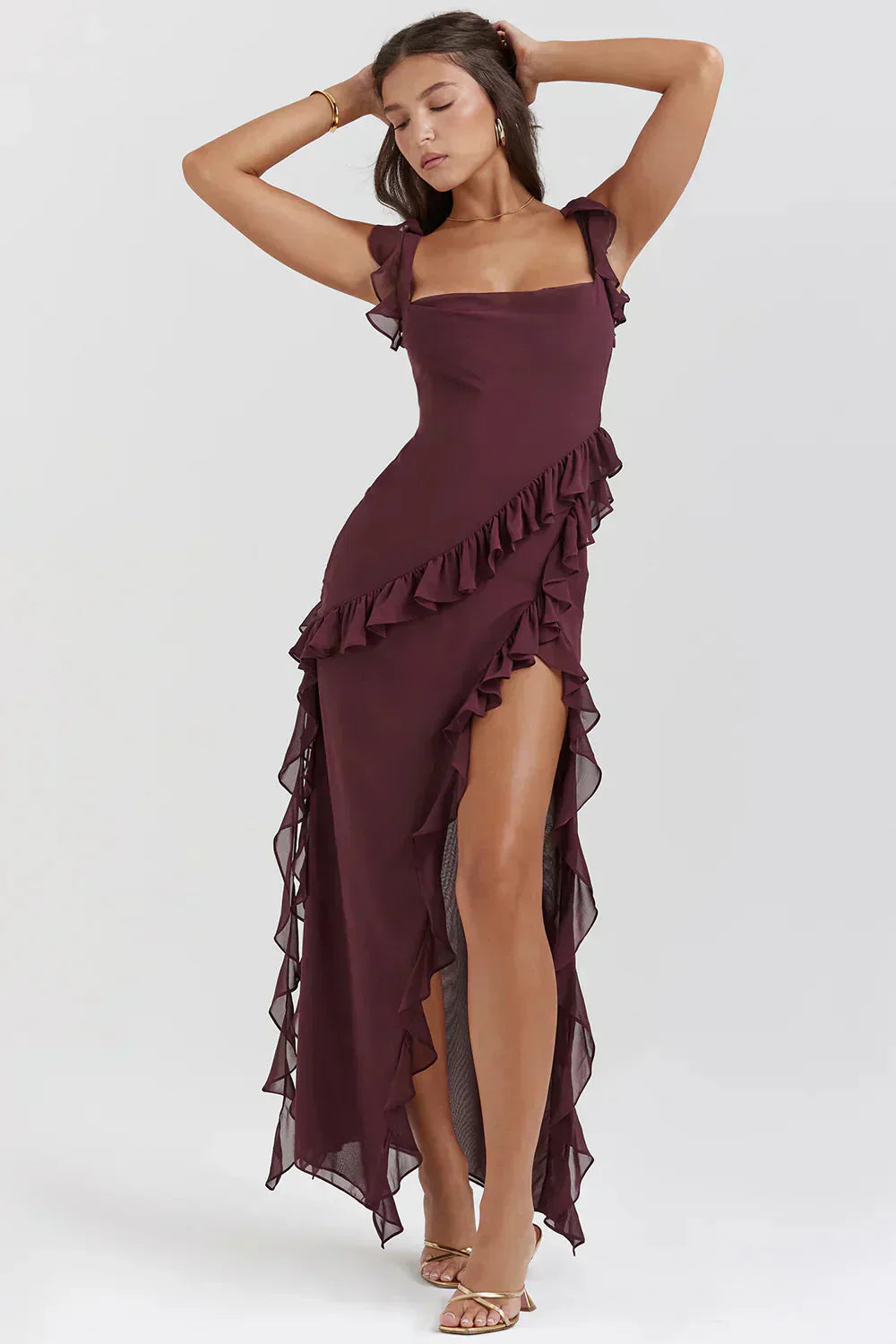 Leblanc™ | Robe élégante avec jambes ouvertes
