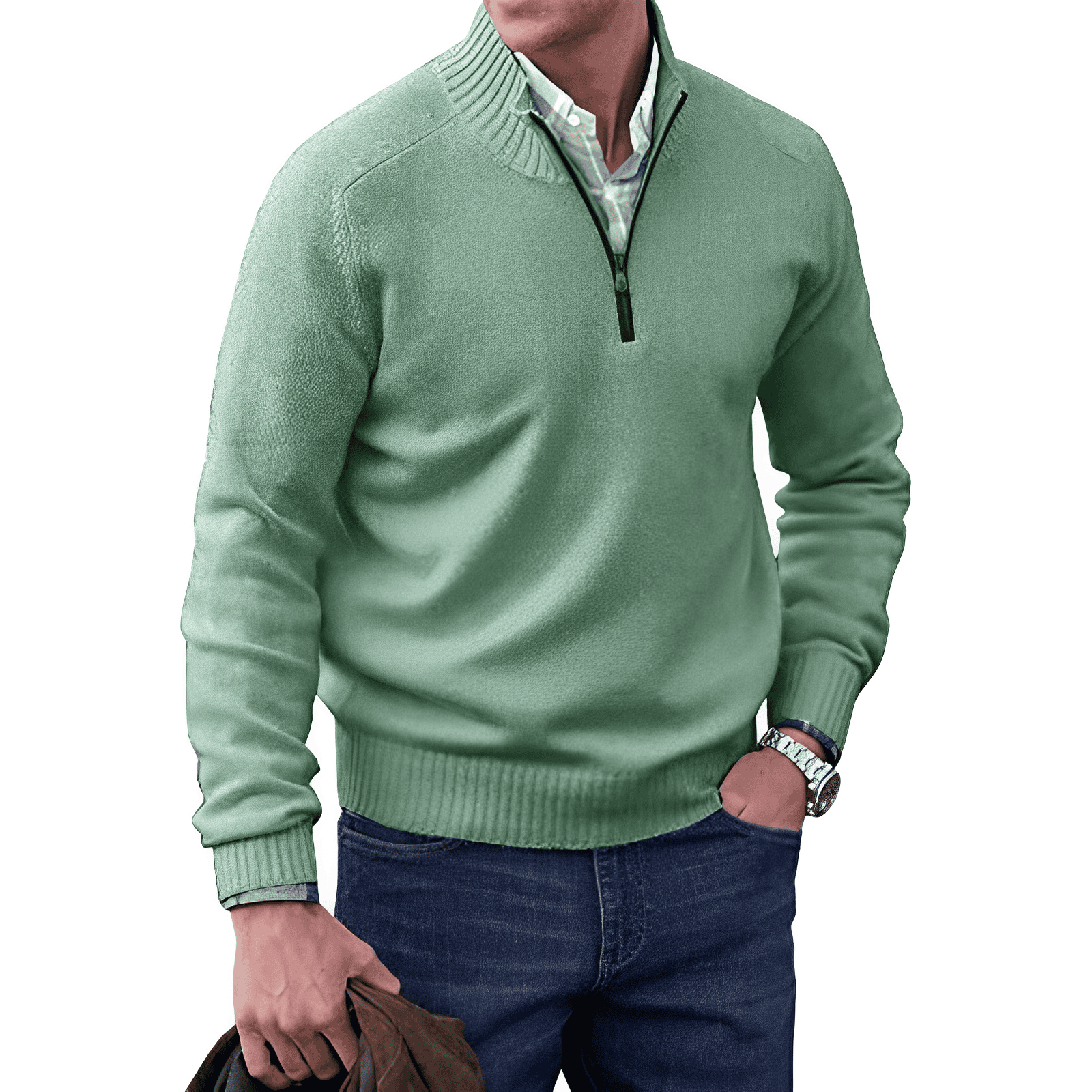 Leblanc™ | Pull zippé moderne