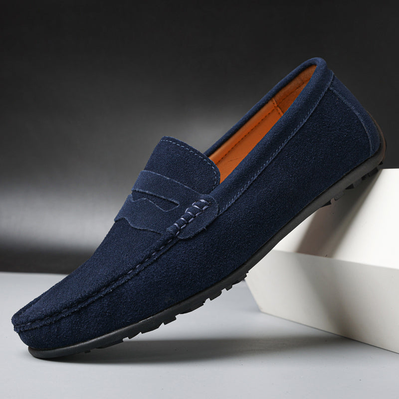 Leblanc™ | Mocassins rétro en daim pour homme