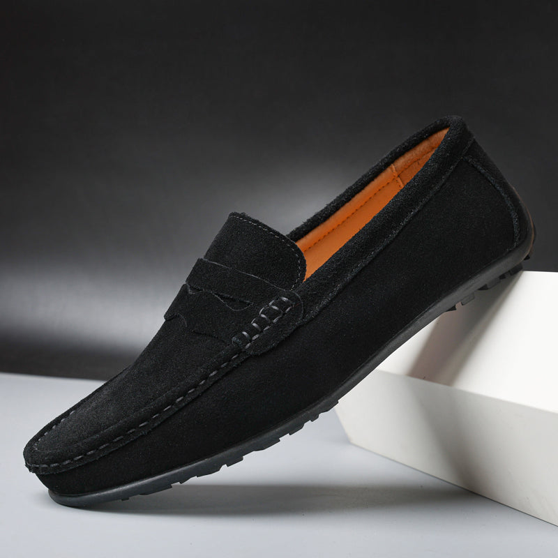 Leblanc™ | Mocassins rétro en daim pour homme