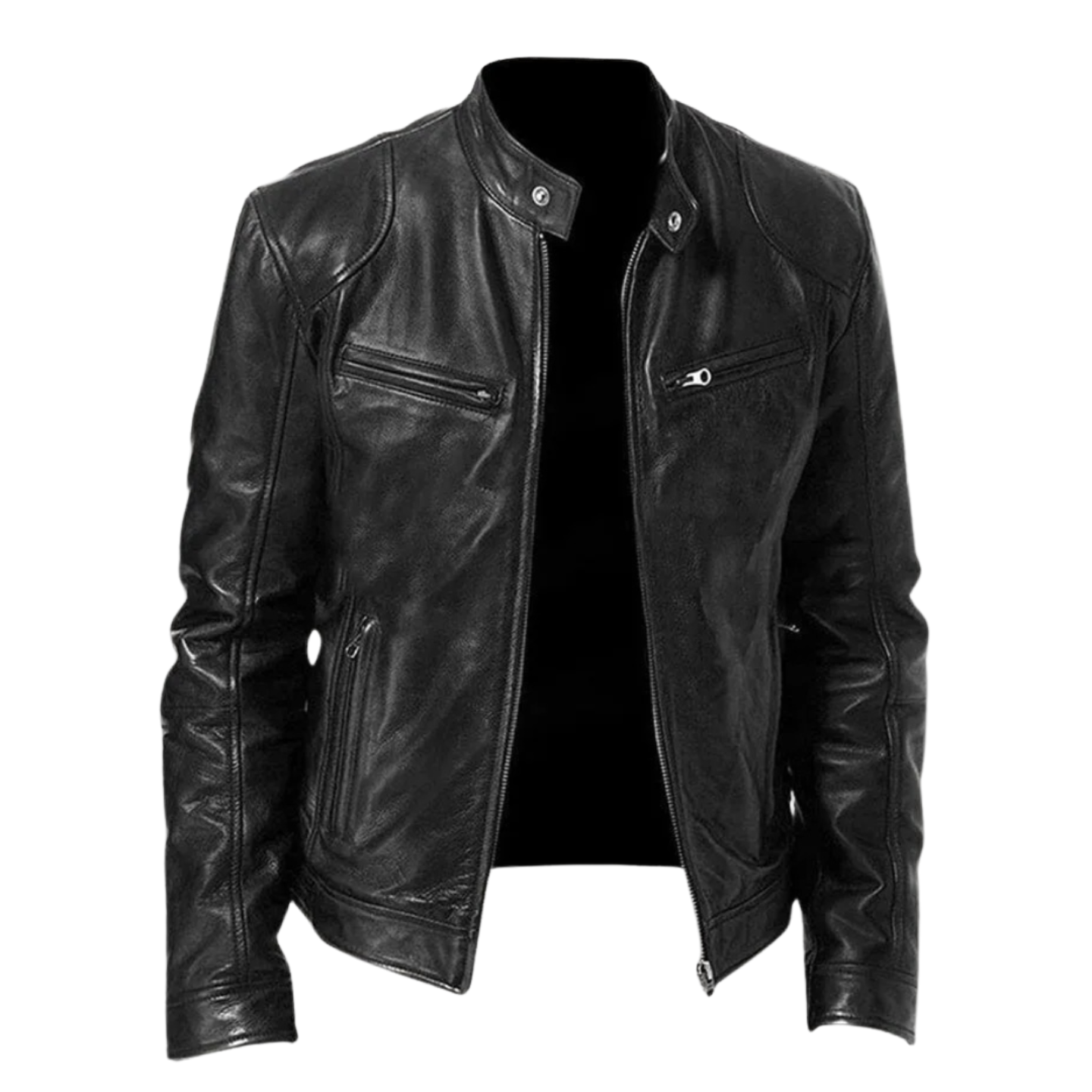 Leblanc™ - Veste en cuir artisanal pour homme