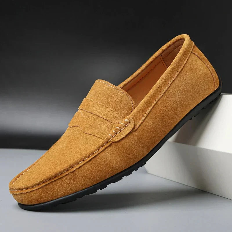 Leblanc™ | Mocassins rétro en daim pour homme