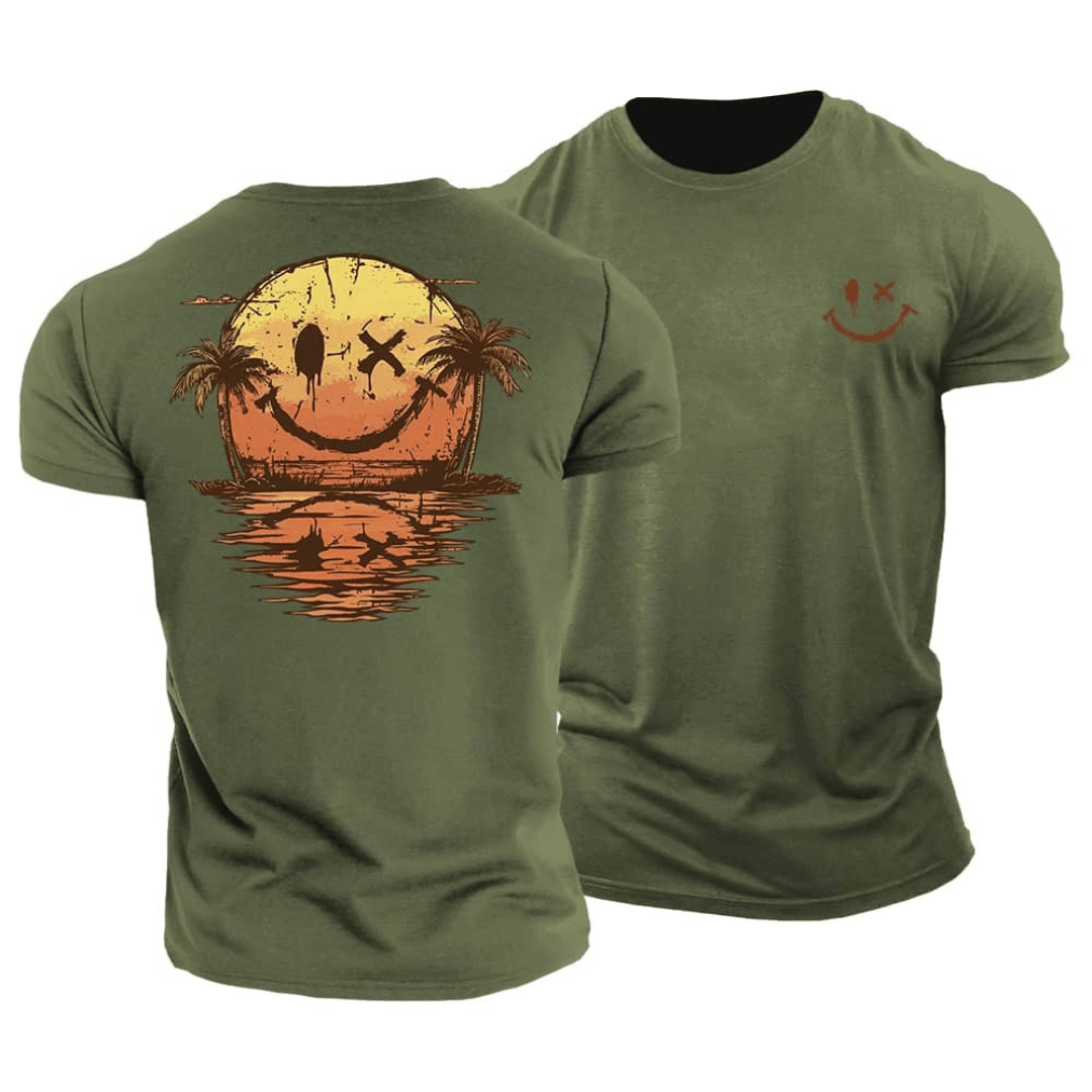 Leblanc™ | T-shirt d’été Smiley Mer