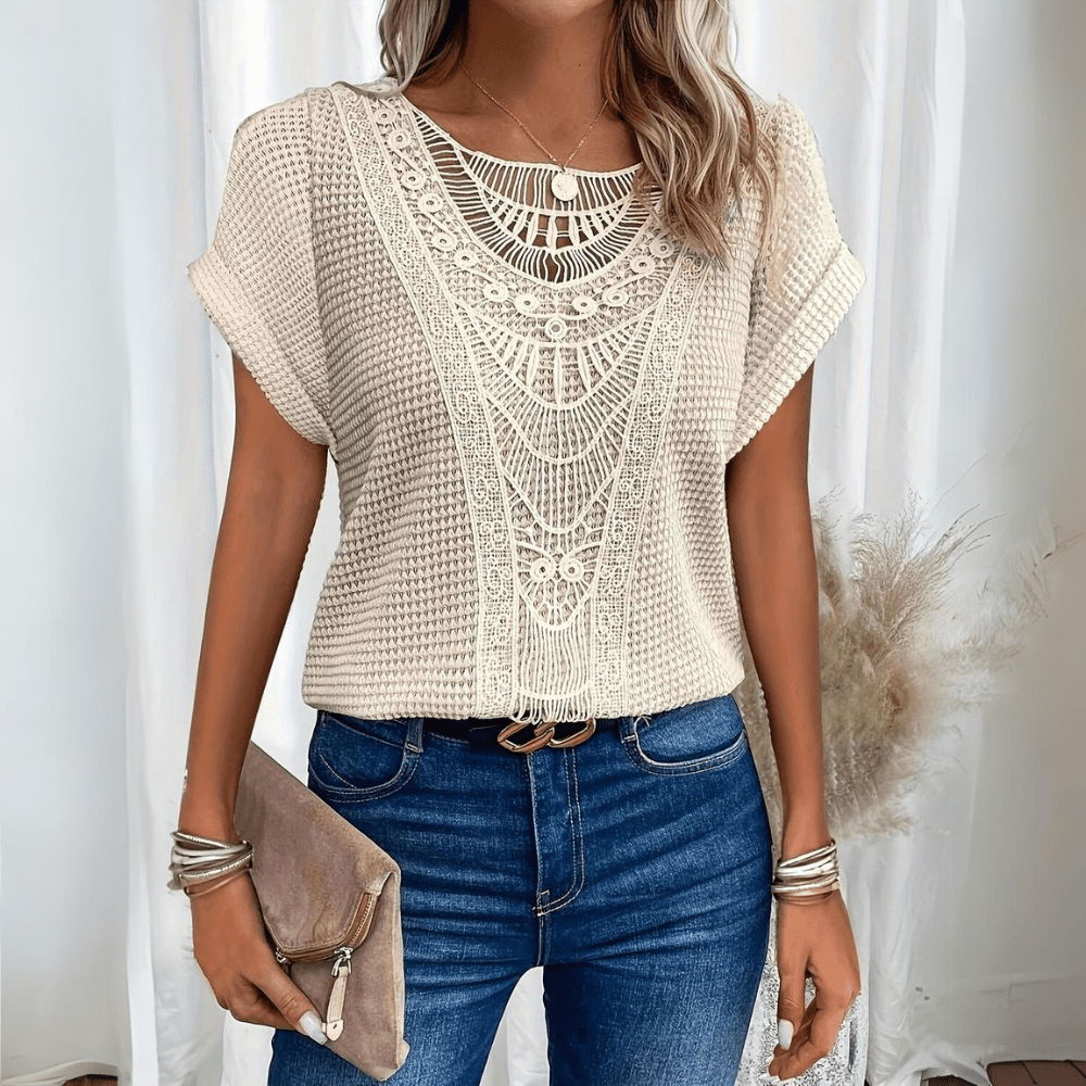Leblanc™ | Haut chic en dentelle