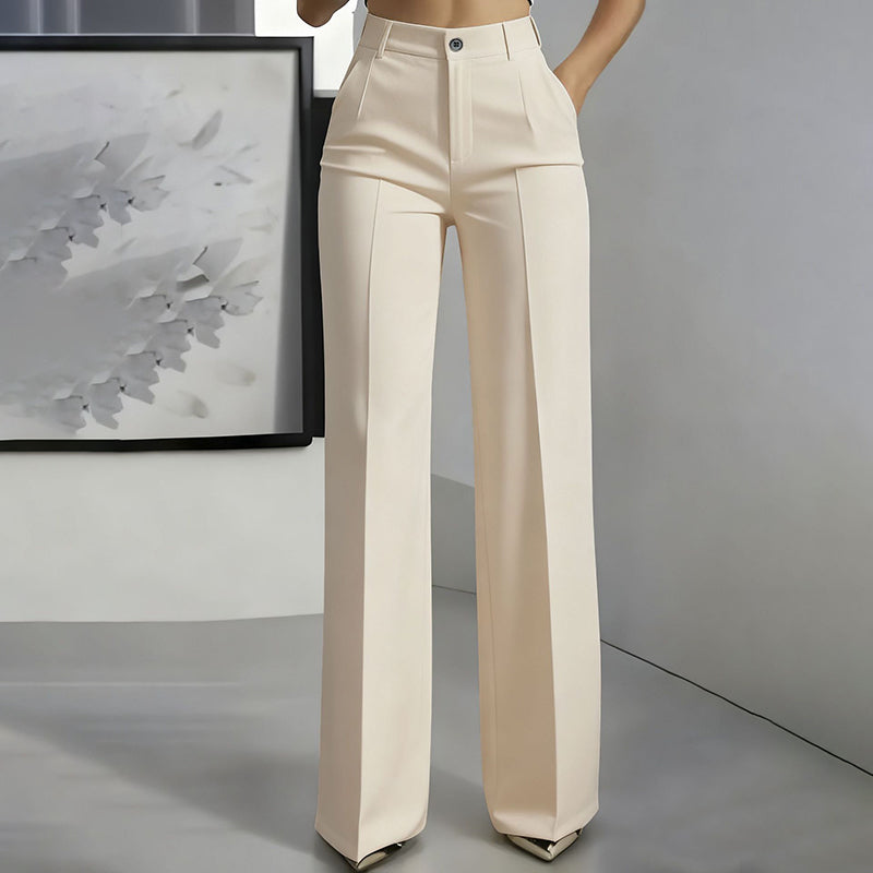 Leblanc™ | Pantalons élégants à taille haute pour femme